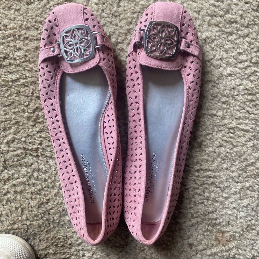 Christan Siriano‎ Pink Flats Comfortable and Stylish 10